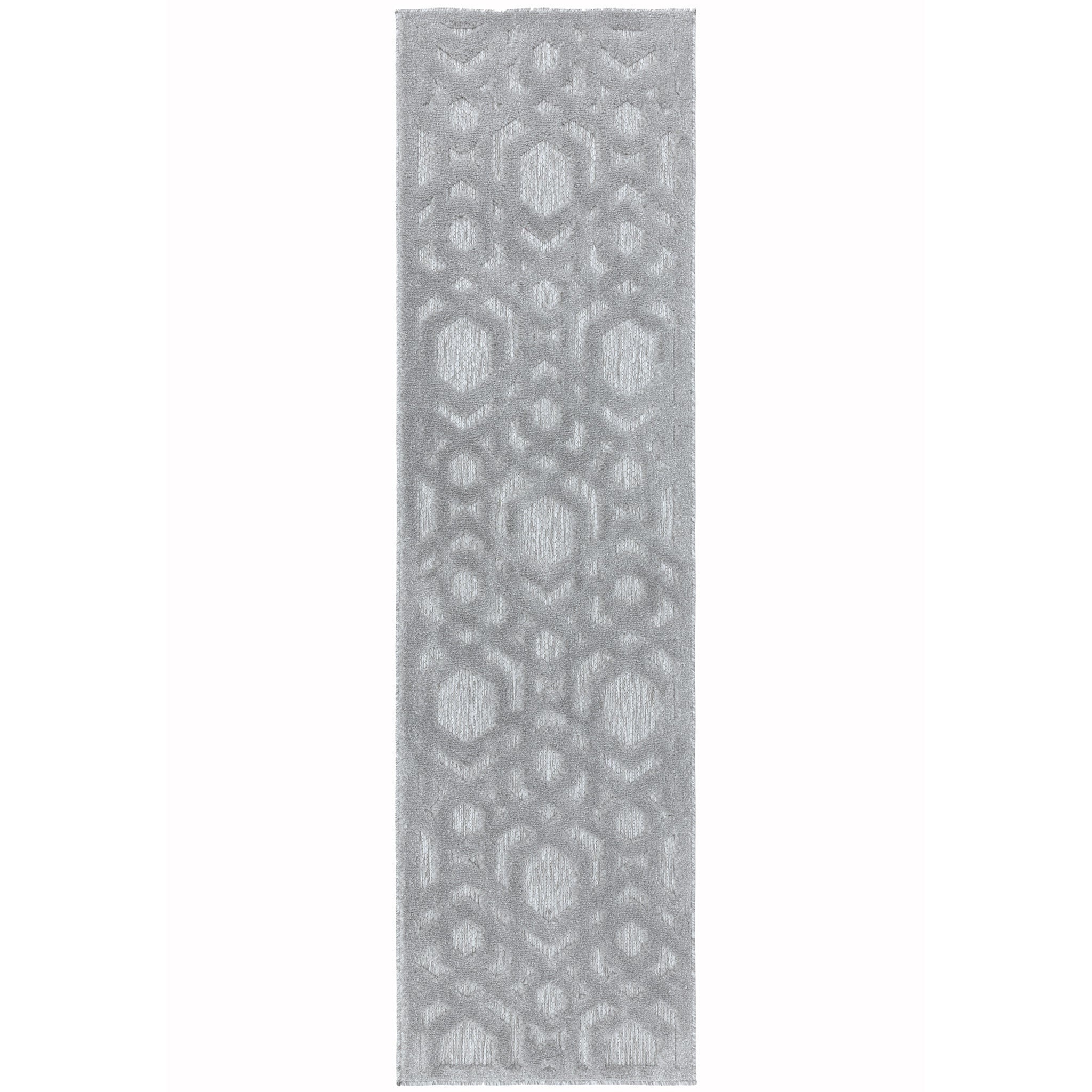 Geometric Indoor/Outdoor Rug in Anthracite